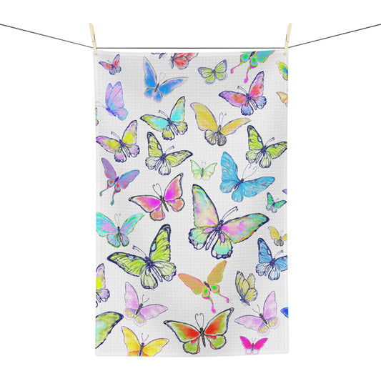 Dish Towels Microfiber Butterfly Playdate