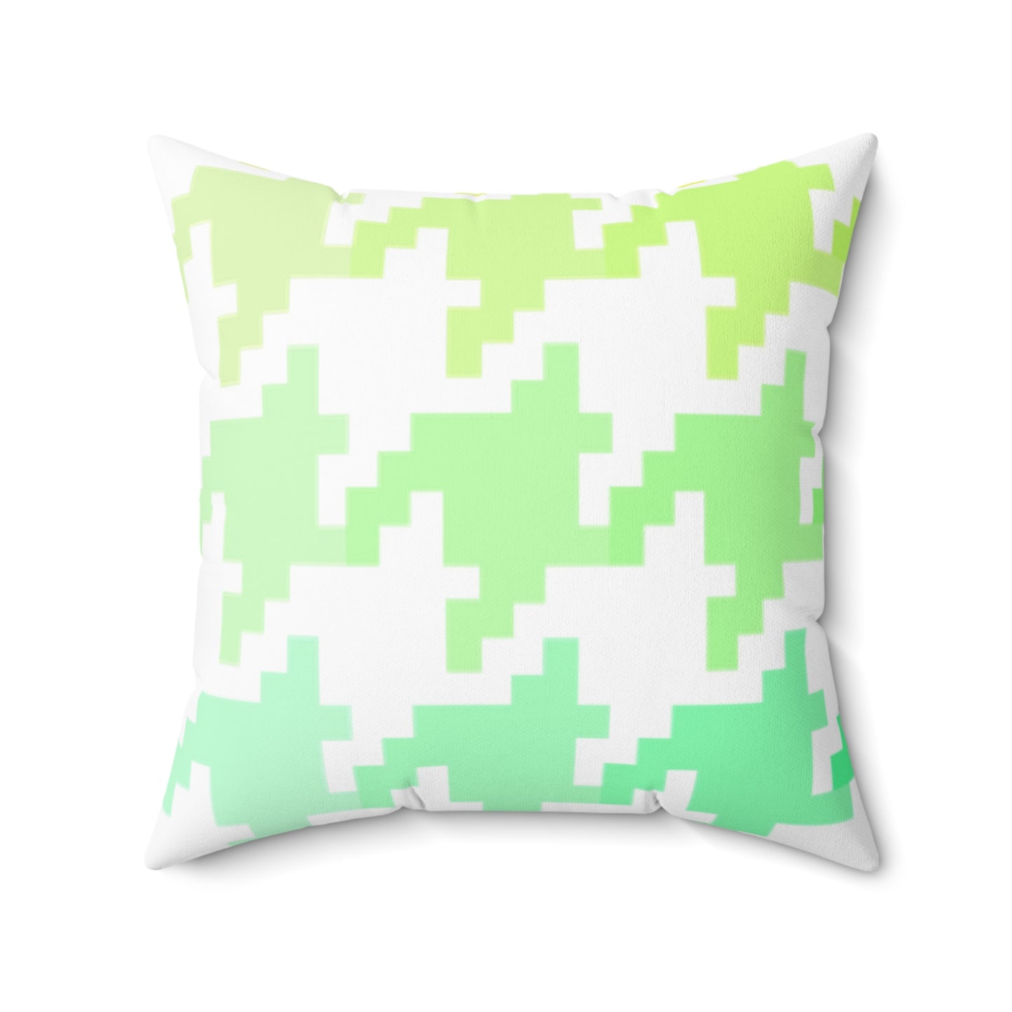 Hounds Tooth Fun Pillow Green