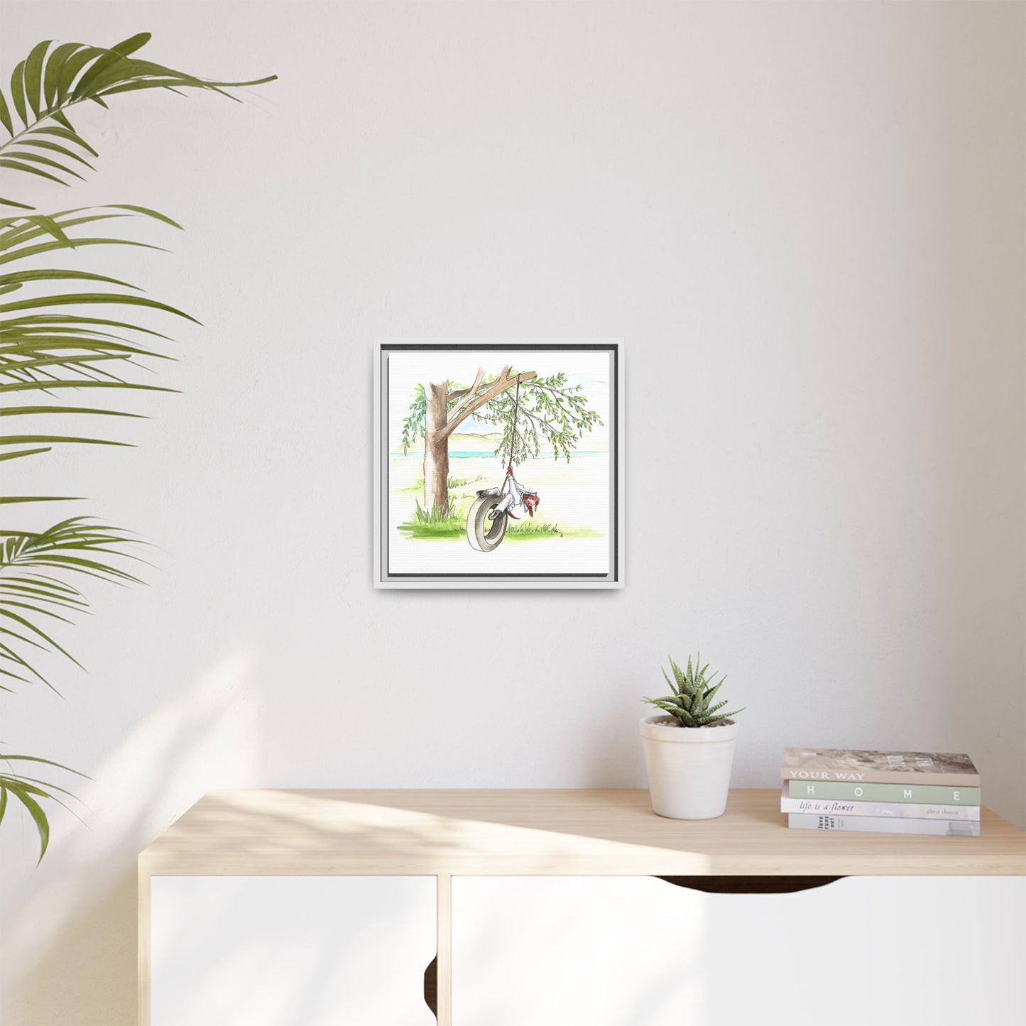 Dogi Fun Matte Canvas Framed