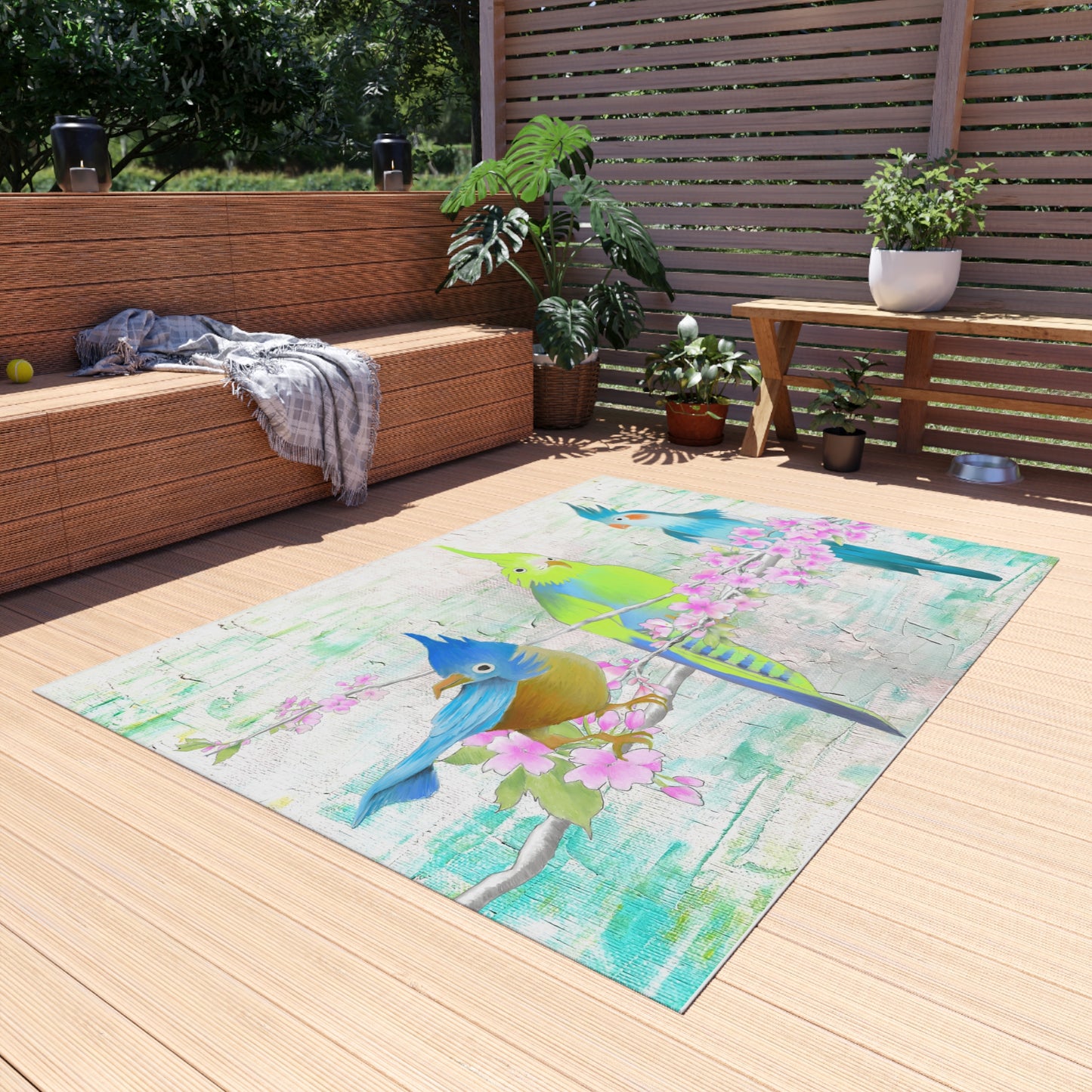 Cherry Chirp Indoor/Outdoor Rug