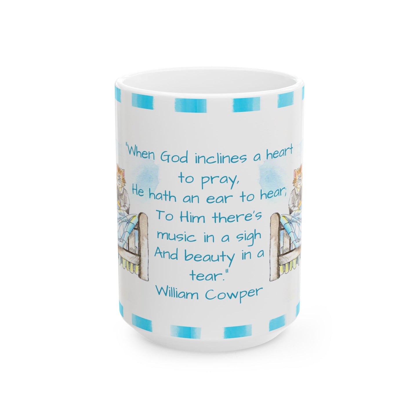 Kitty Fun Mug “When God inclines…”