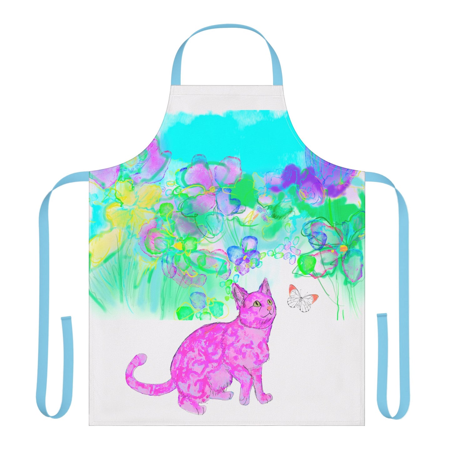 Colorful Cat Apron