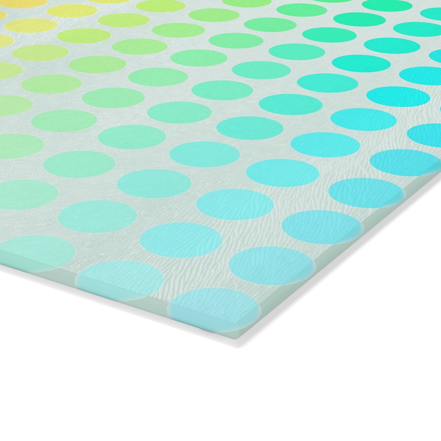 Glass Cutting Boards Rainbow Polka Dots