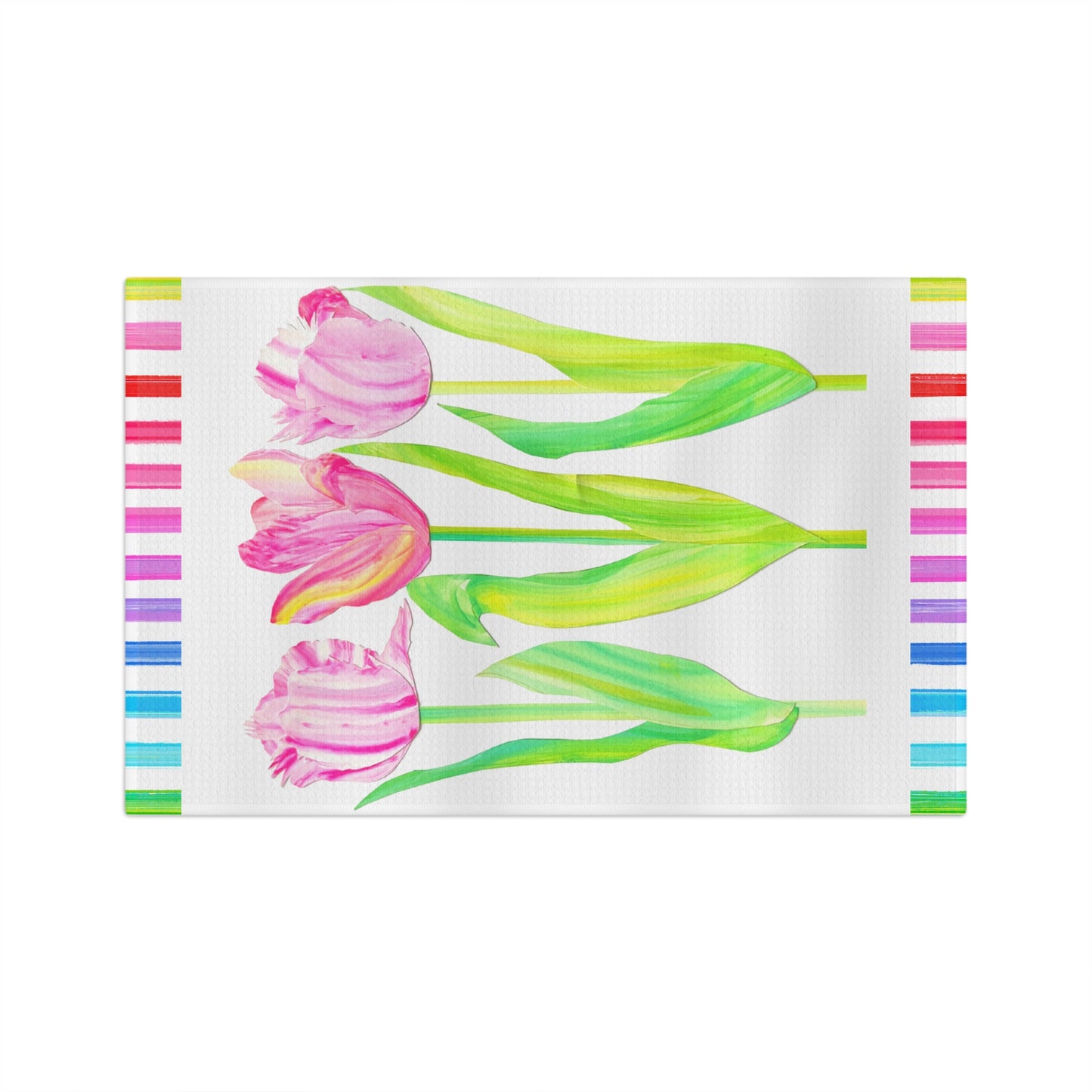 Vibrant Tulip Microfiber Tea Towel