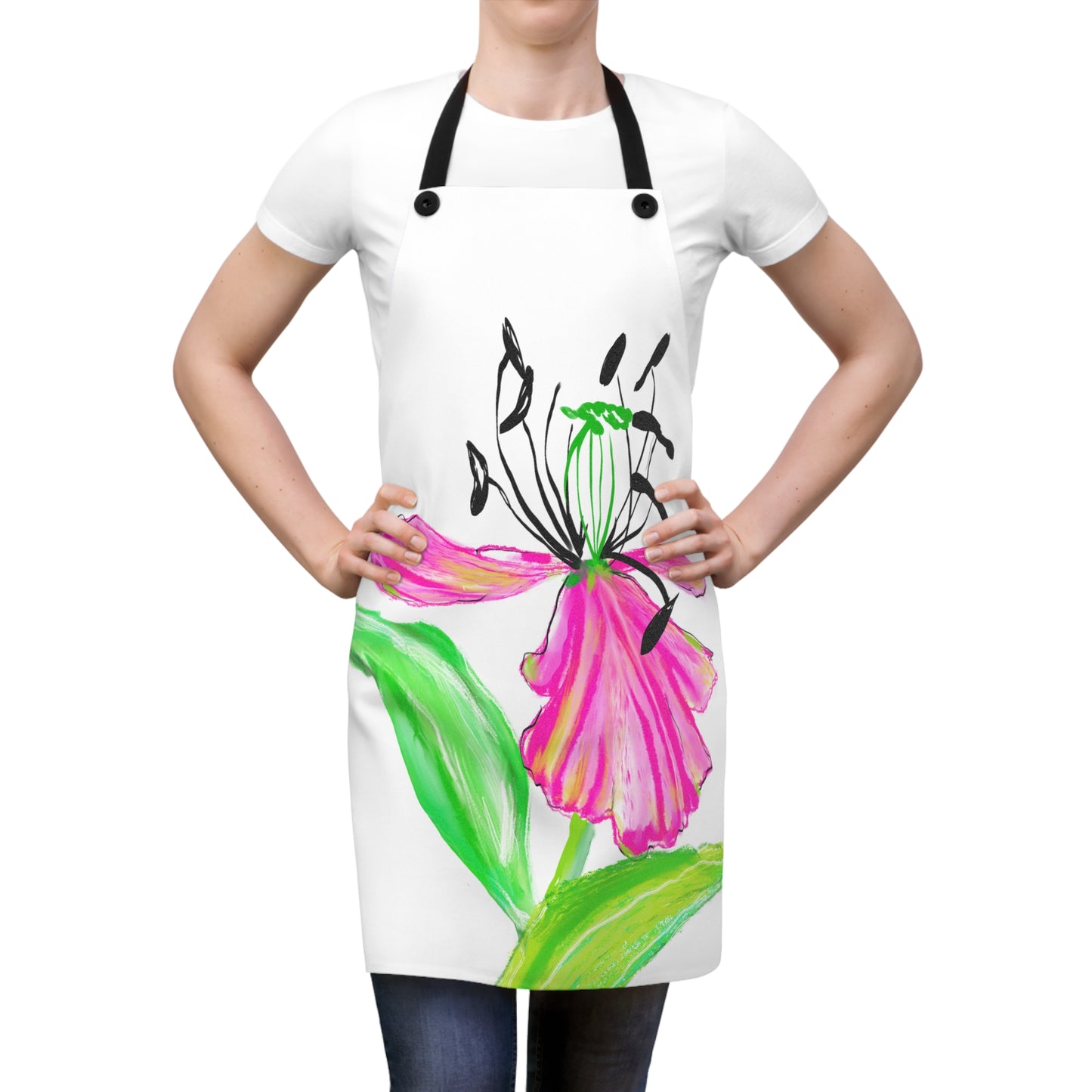 Vibrant Tulips Apron