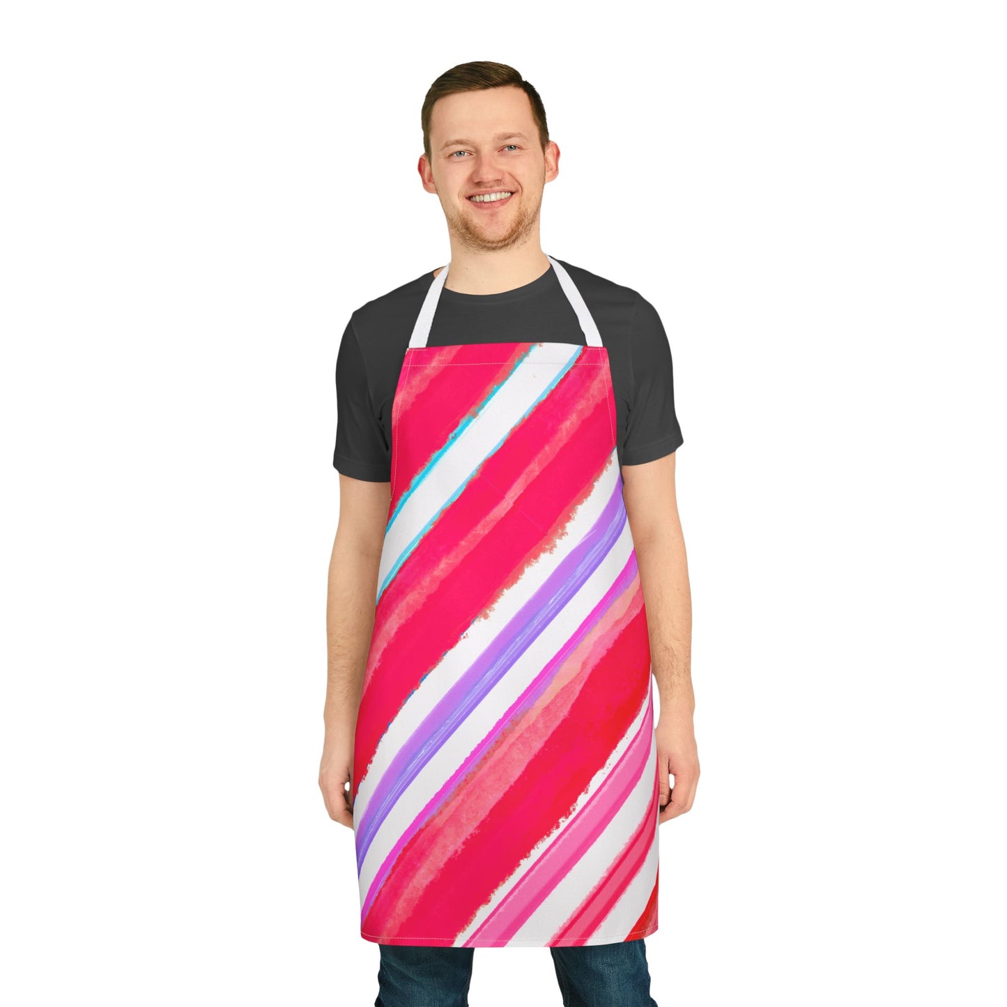 Diagonal Stripes Apron