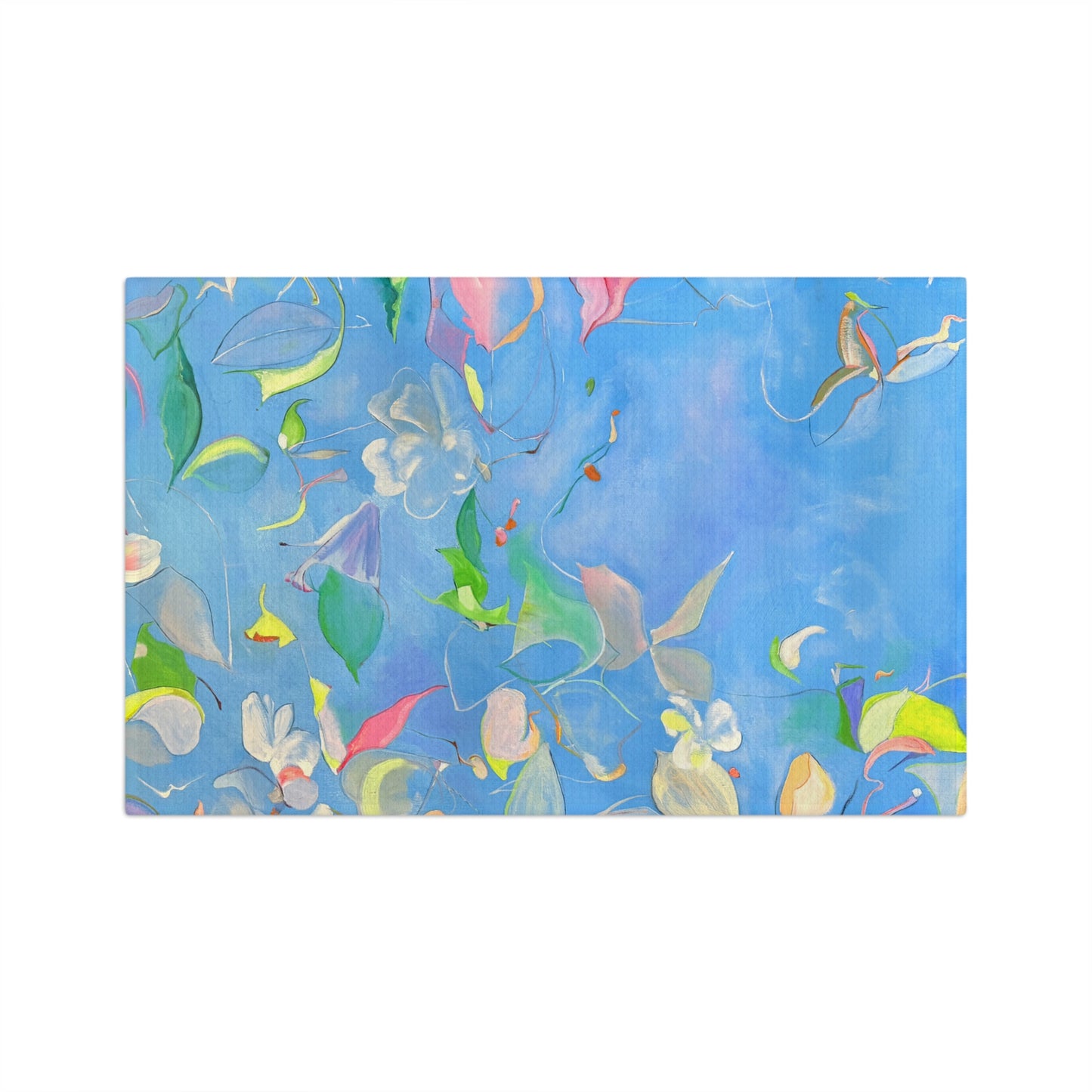 Dish Towels Microfiber Watercolor Botanical