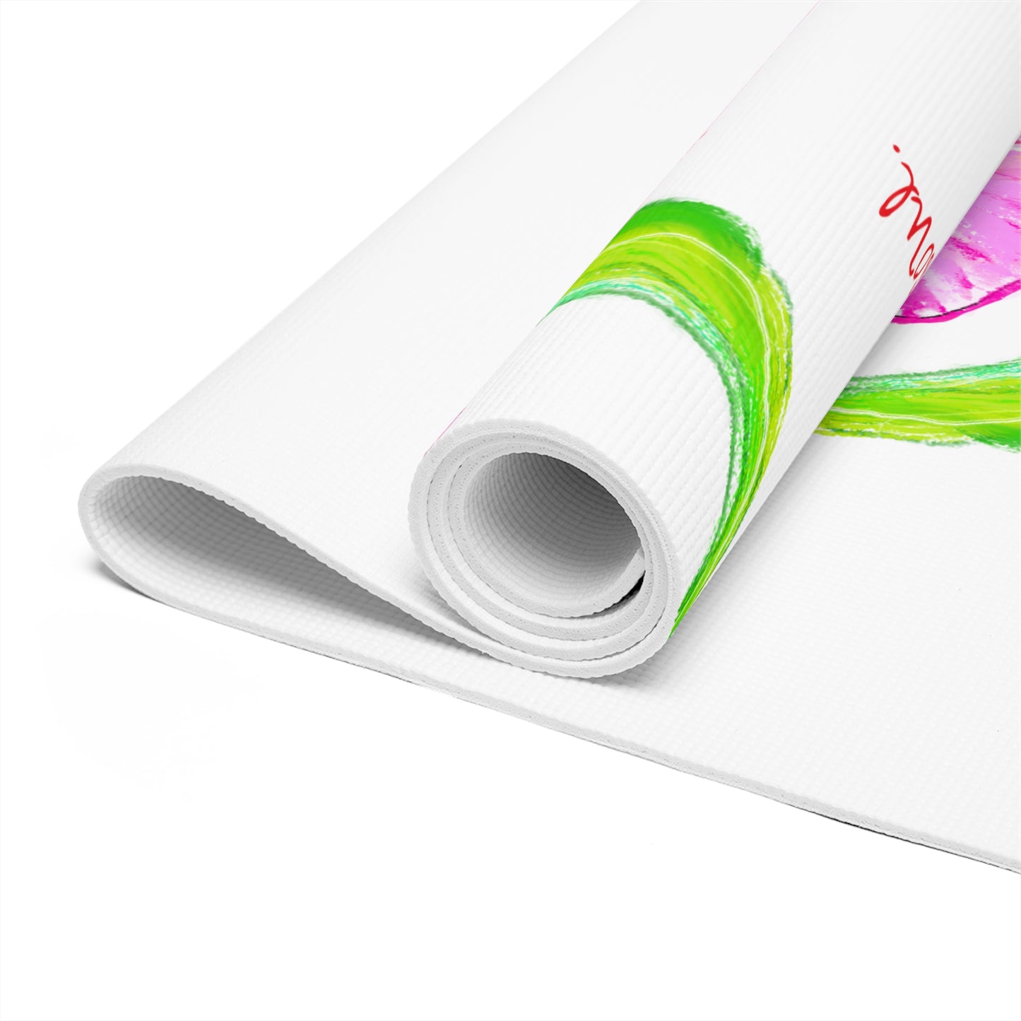 Dancing Tulips Exercise Mat "The Closet is..."