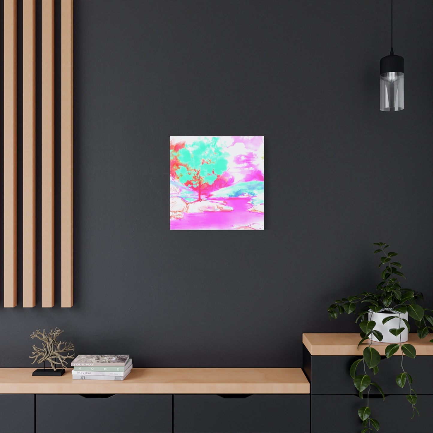 Joyful Landscape Matte Canvas, Stretched, 1.25"