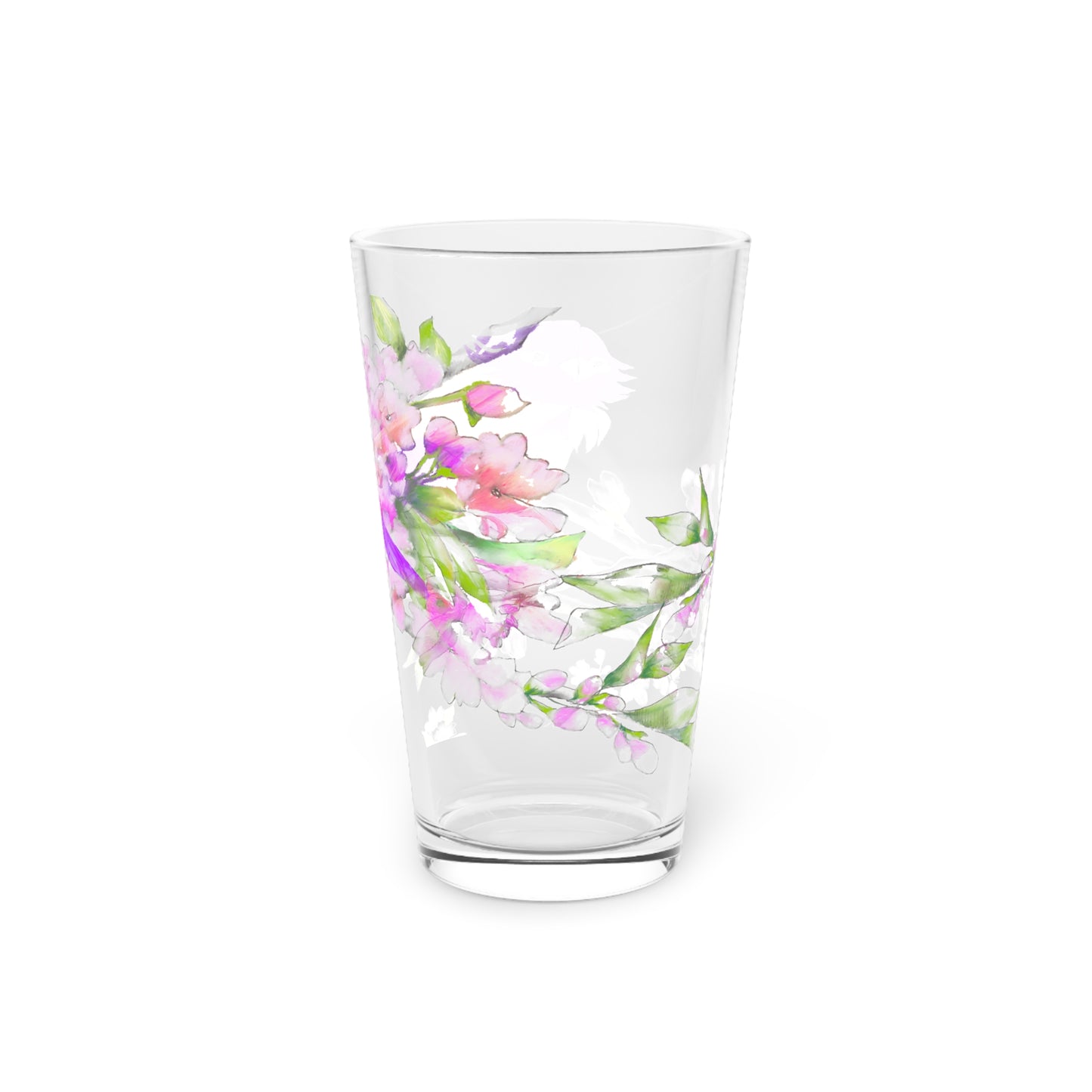 Pint Glass Jolly Birds 16oz