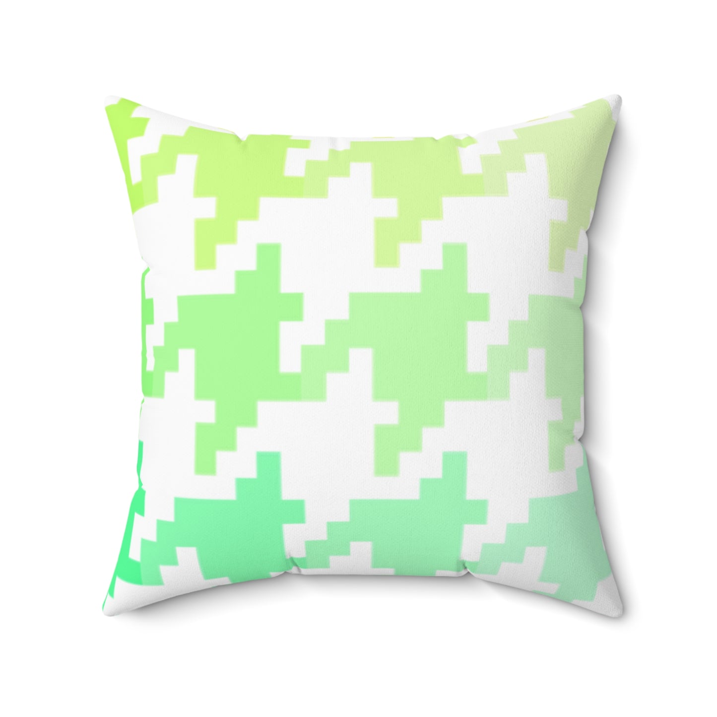 Hounds Tooth Fun Pillow Green