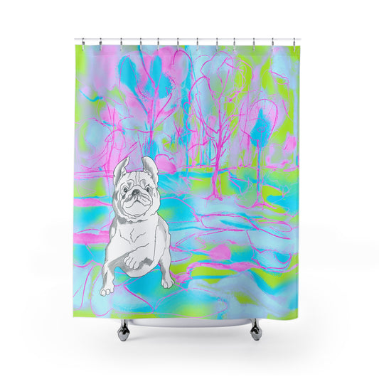 Shower Curtains Dog Fun