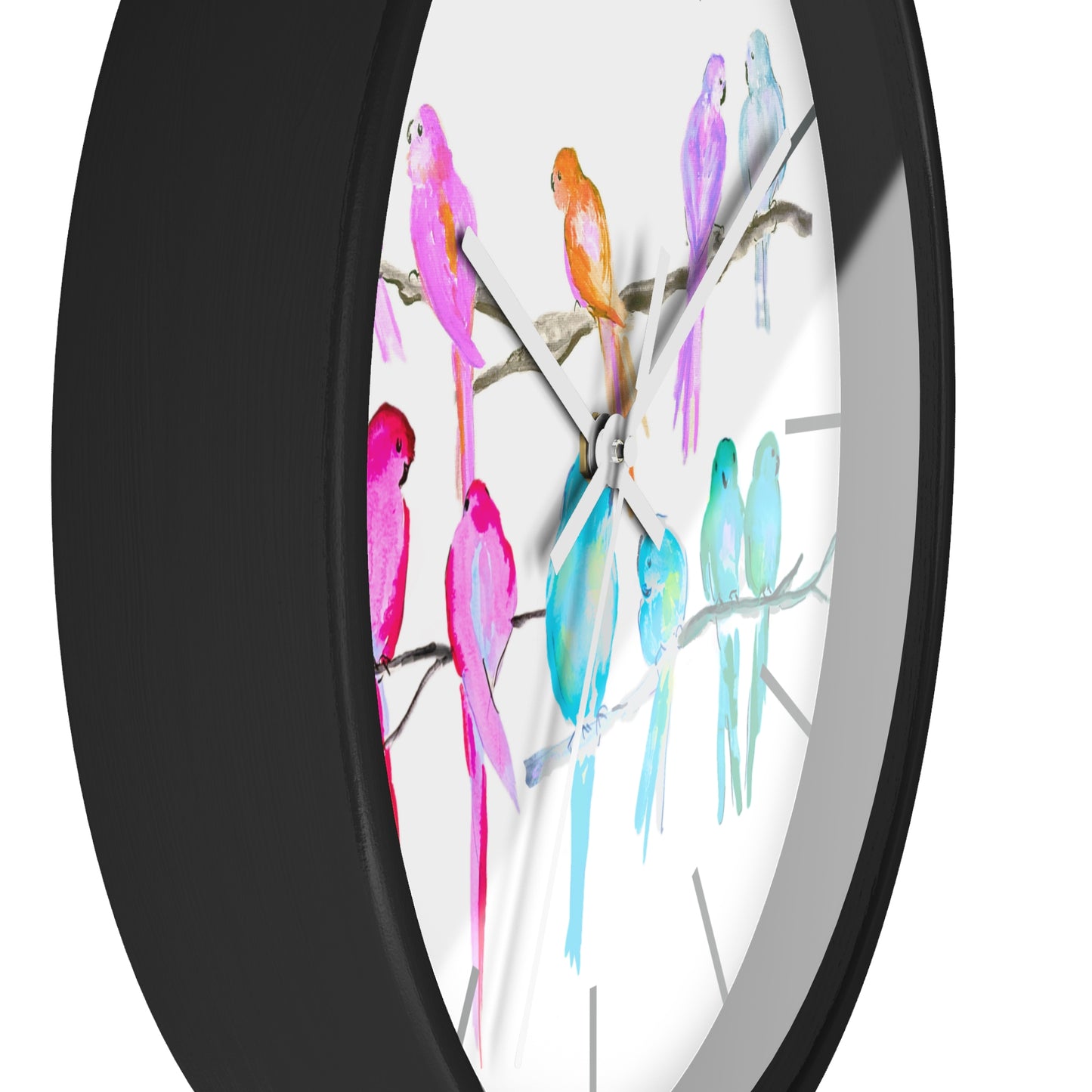 Jolly Birds Wall Clock, Multi-Color