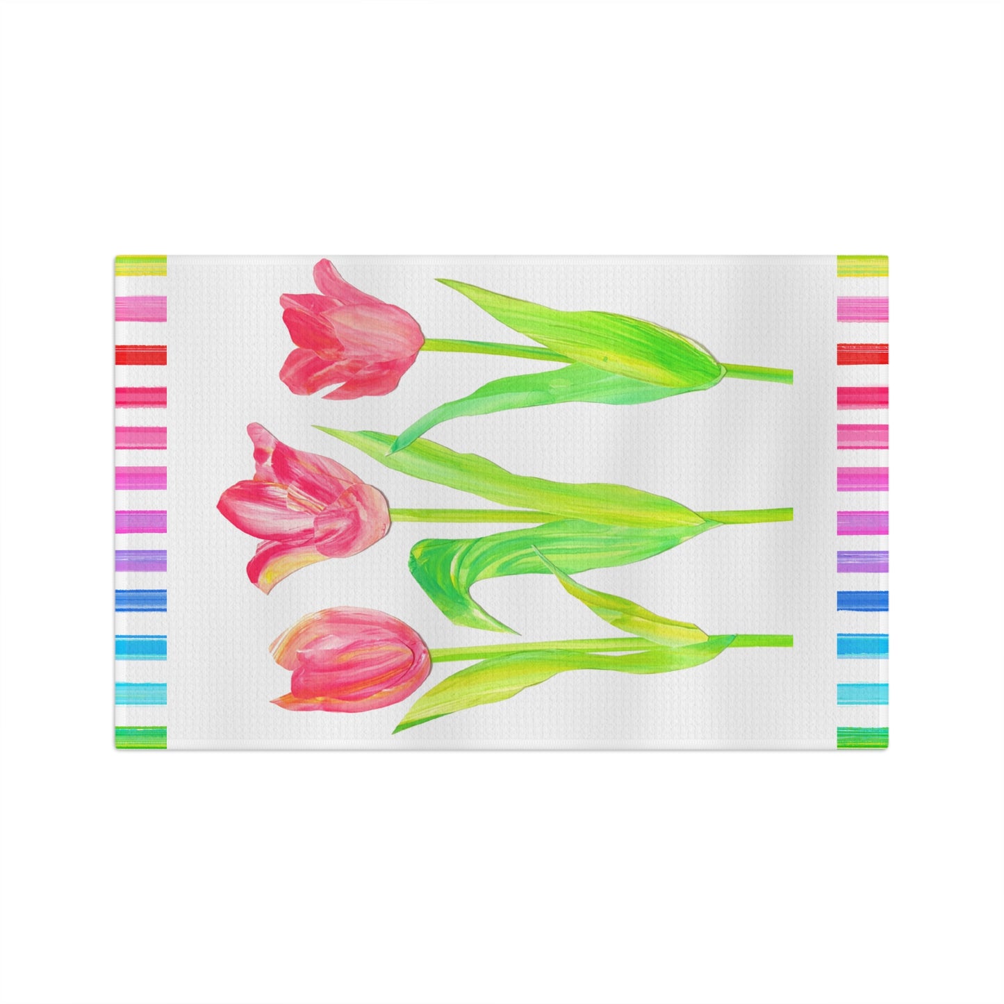 Vibrant Tulip Microfiber Tea Towel