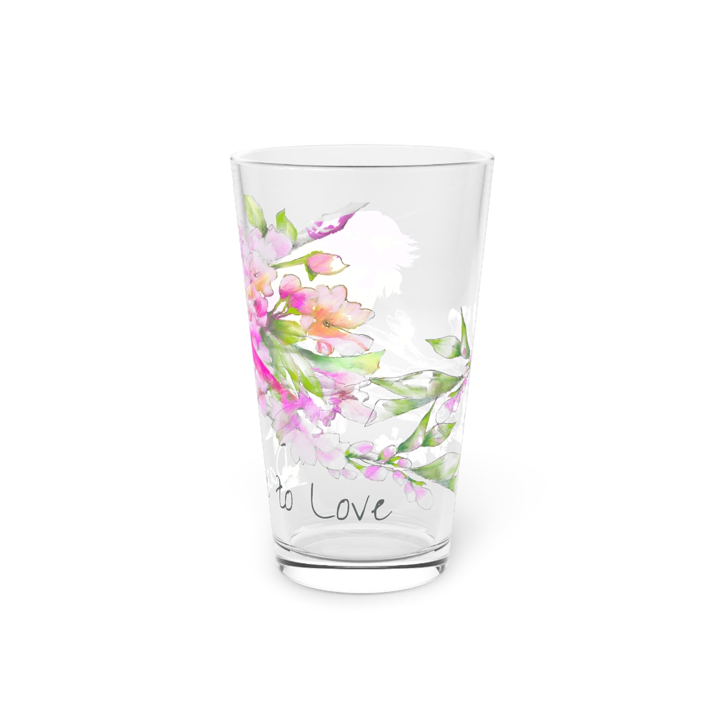 Cherry Chirp Pint Glass "Dare to Love"