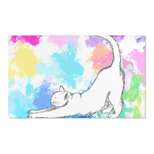 Indoor Area Rug Kitty Fun