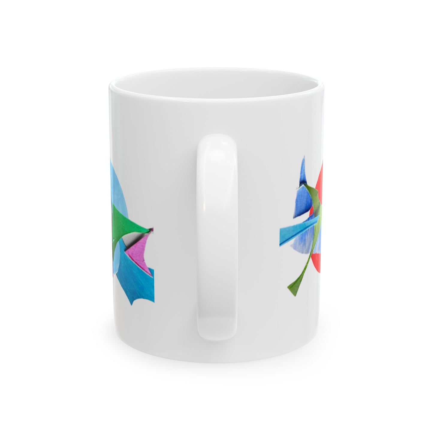 Pattern Play Mug Pink Red Blue