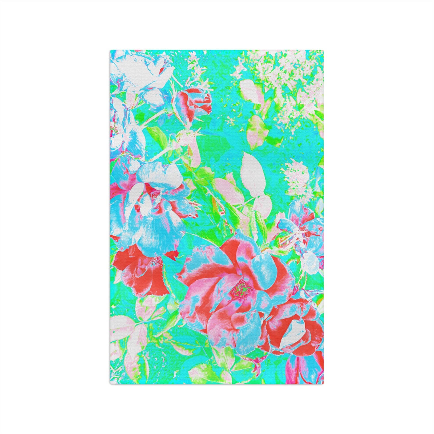 Dish Towels Microfiber Abstract Fluttering Botanical