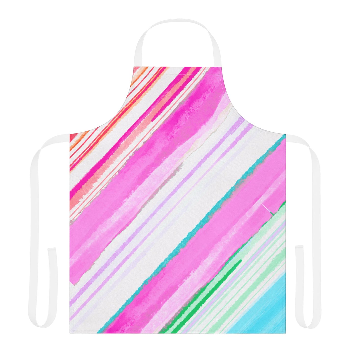 Diagonal Stripes Apron