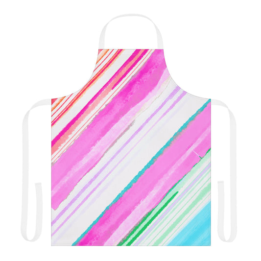 Diagonal Stripes Apron