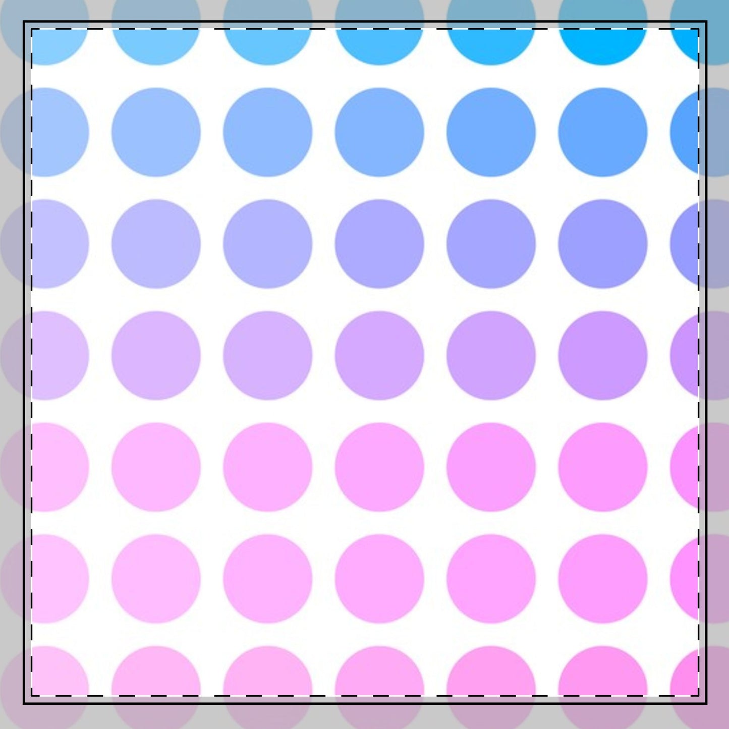 Polka Dot Joy Cotton Twill Napkin In Shades of Purple and Pink, Creamy White Fabric Background