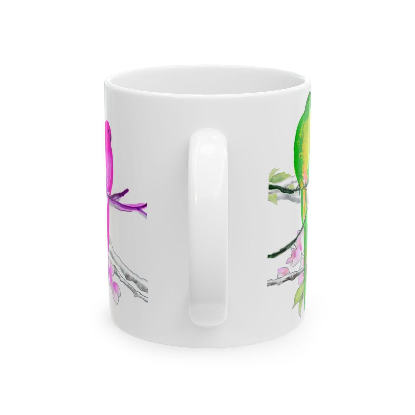 Blossoms & Birds Ceramic Mugs