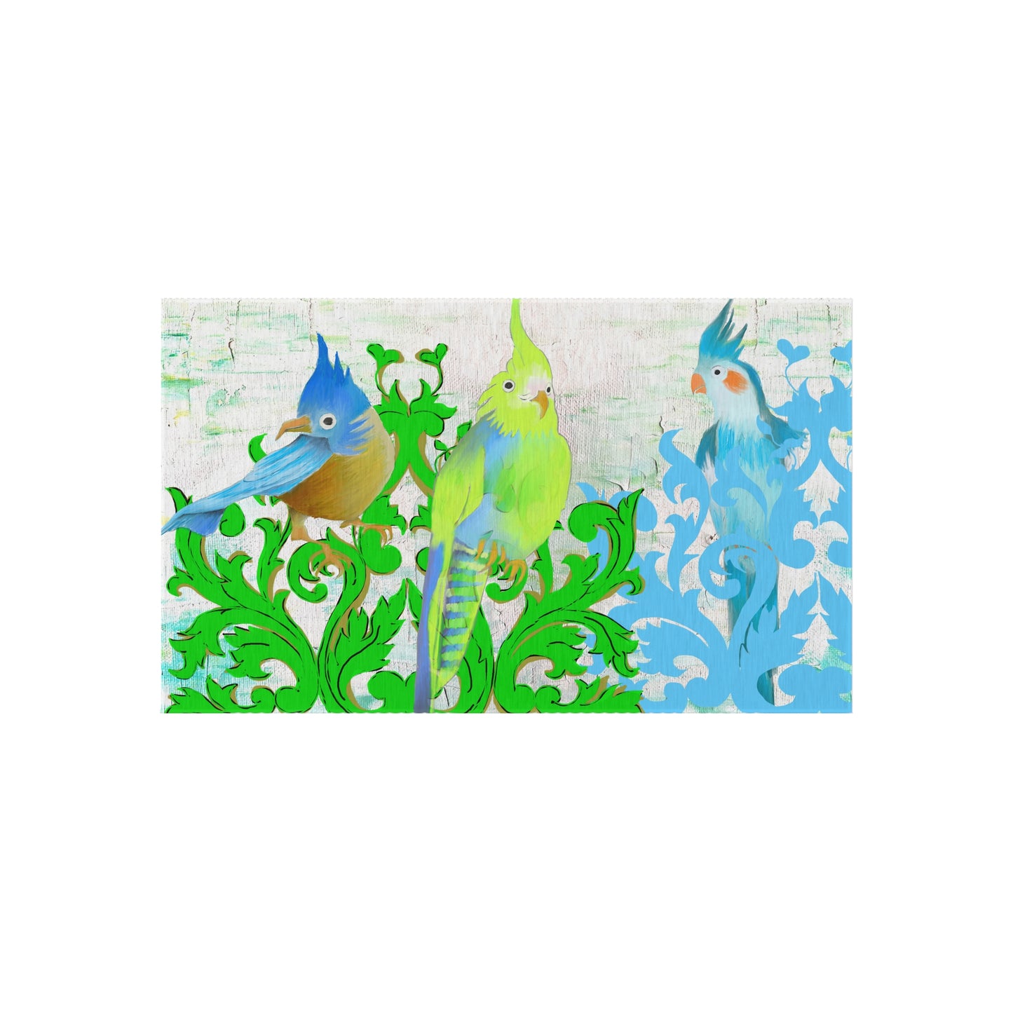 Indoor/Outdoor Rug Jolly Birds