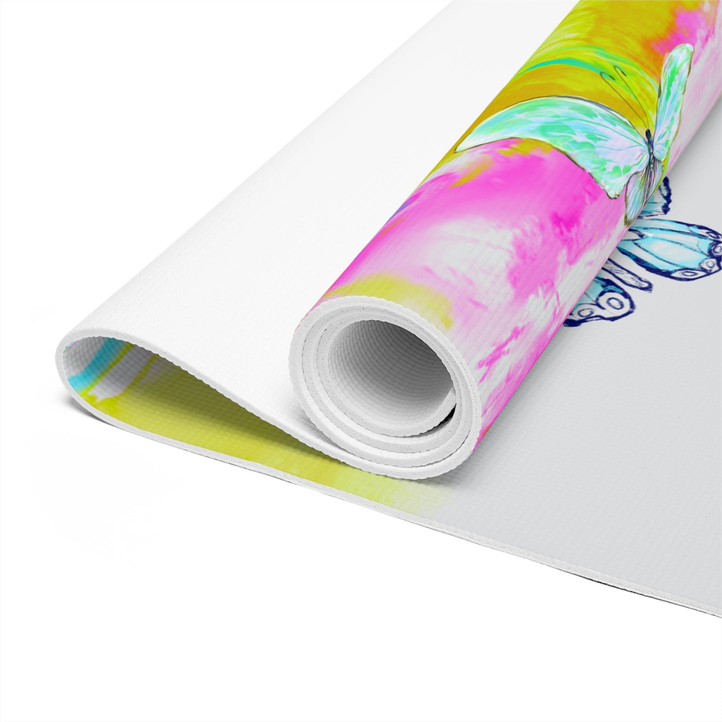 Foam Yoga Mats Fluttering Serenity