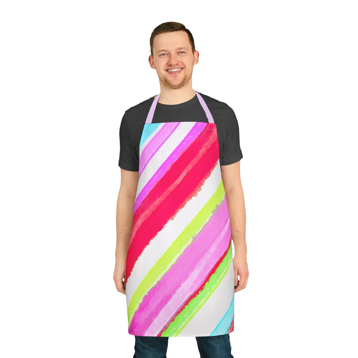 Diagonal Stripes Apron