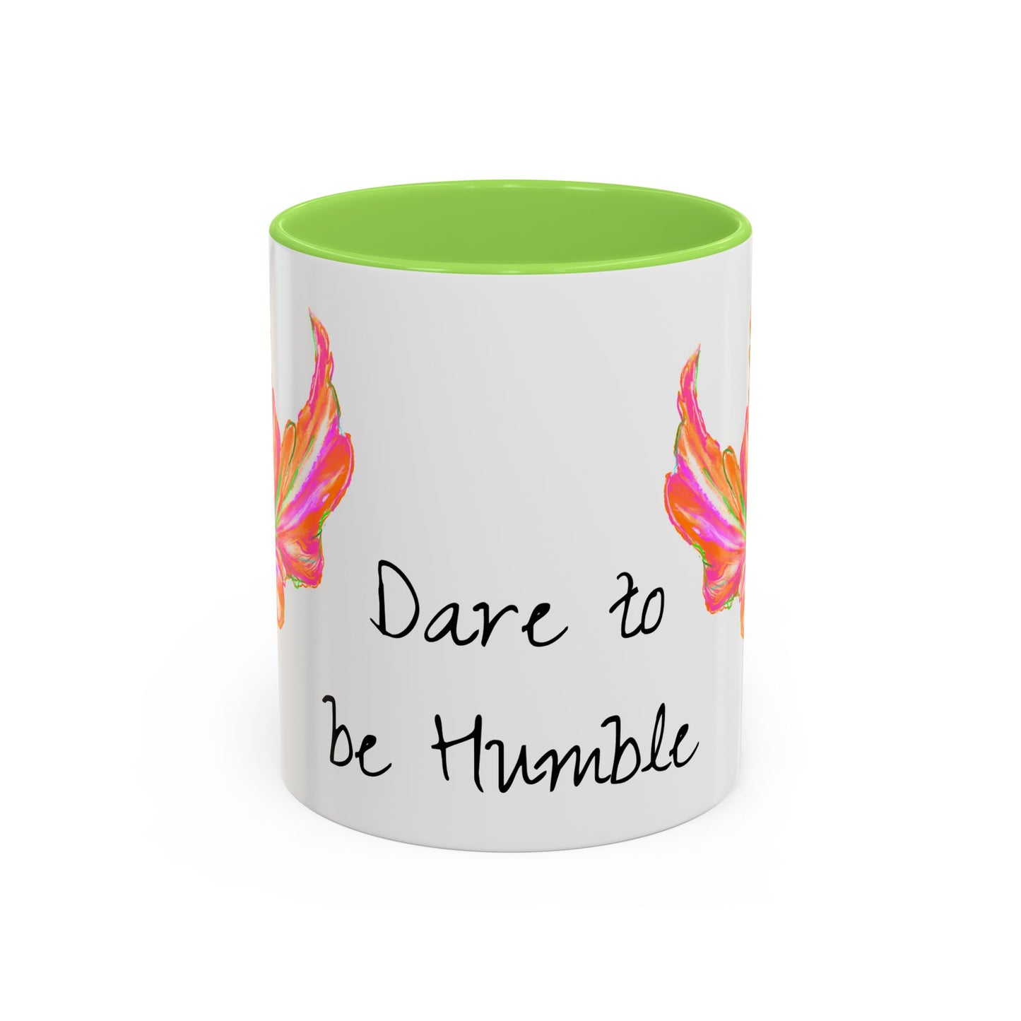 Vibrant Tulips Mugs “Dare to be Humble”