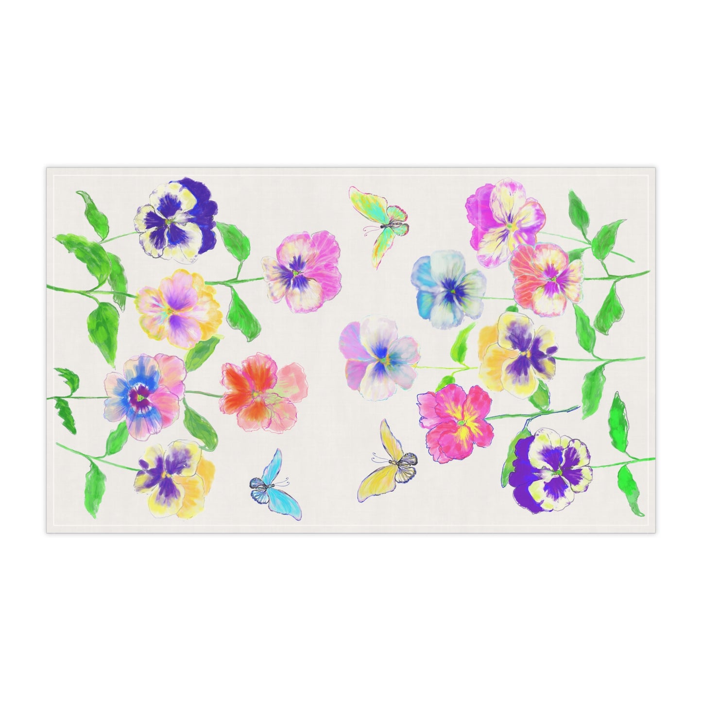 Flower Fun Tea Towel