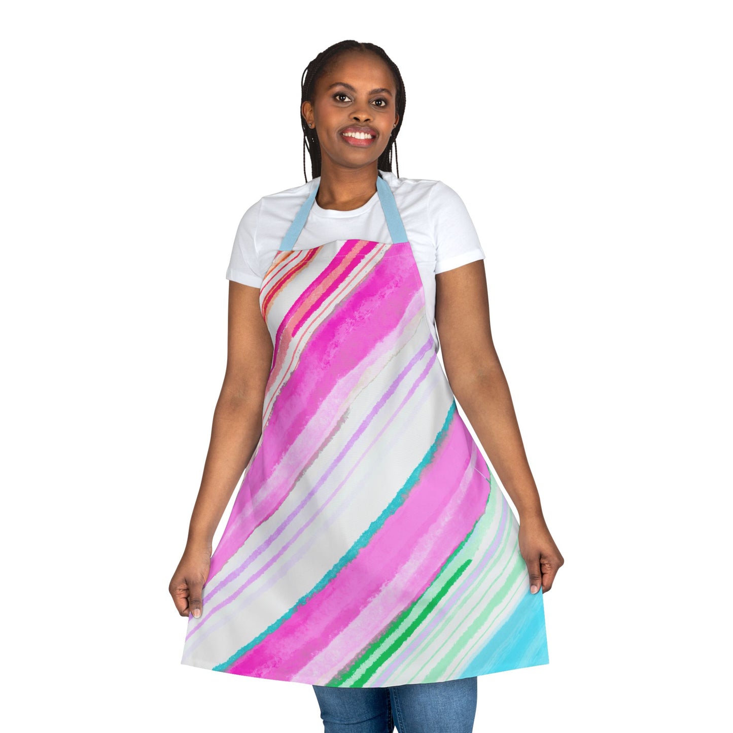 Diagonal Stripes Apron