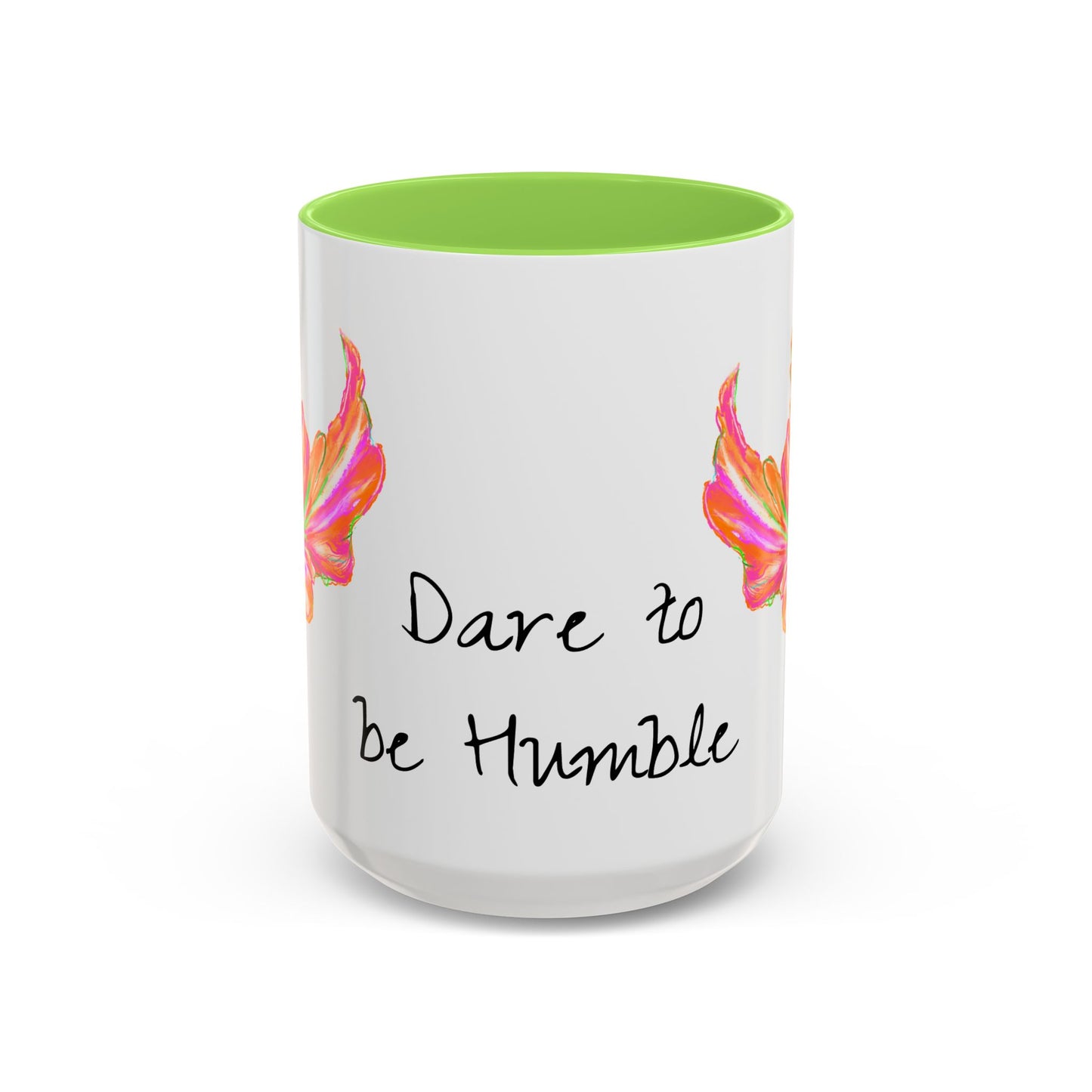 Vibrant Tulips Mugs “Dare to be Humble”