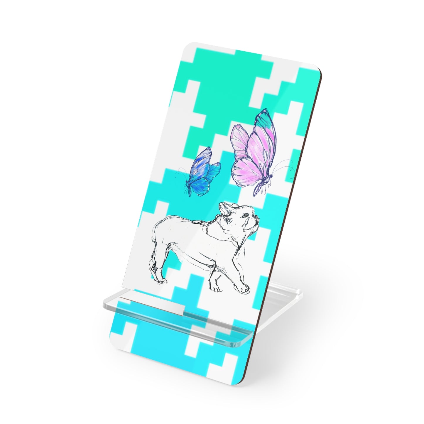 Dogi Butterfly Flutter Smartphone Display Stand Frenchie