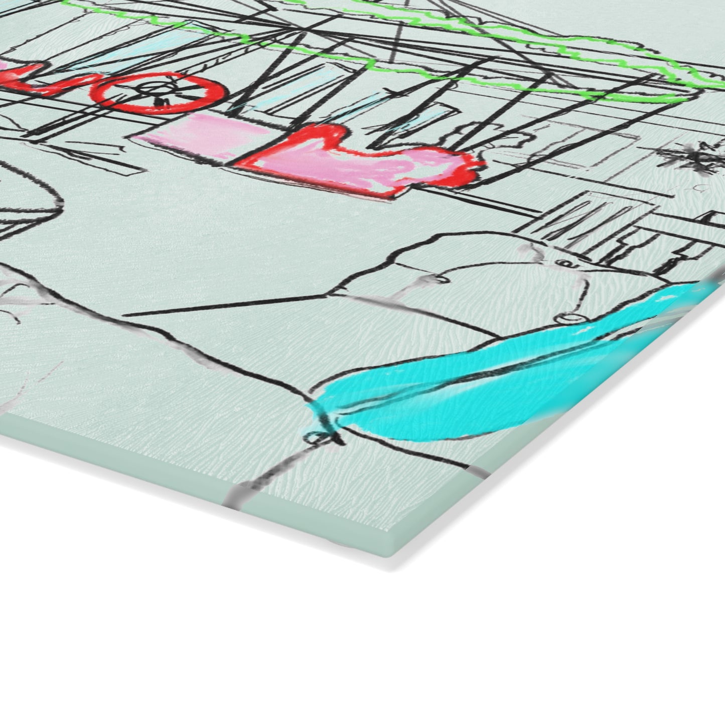 Glass Cutting Board Sketch & Slice