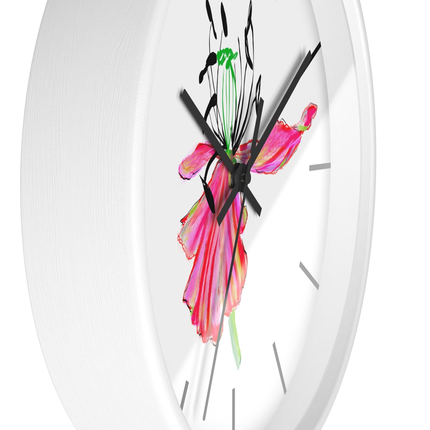 Tulip Love Wall Clock