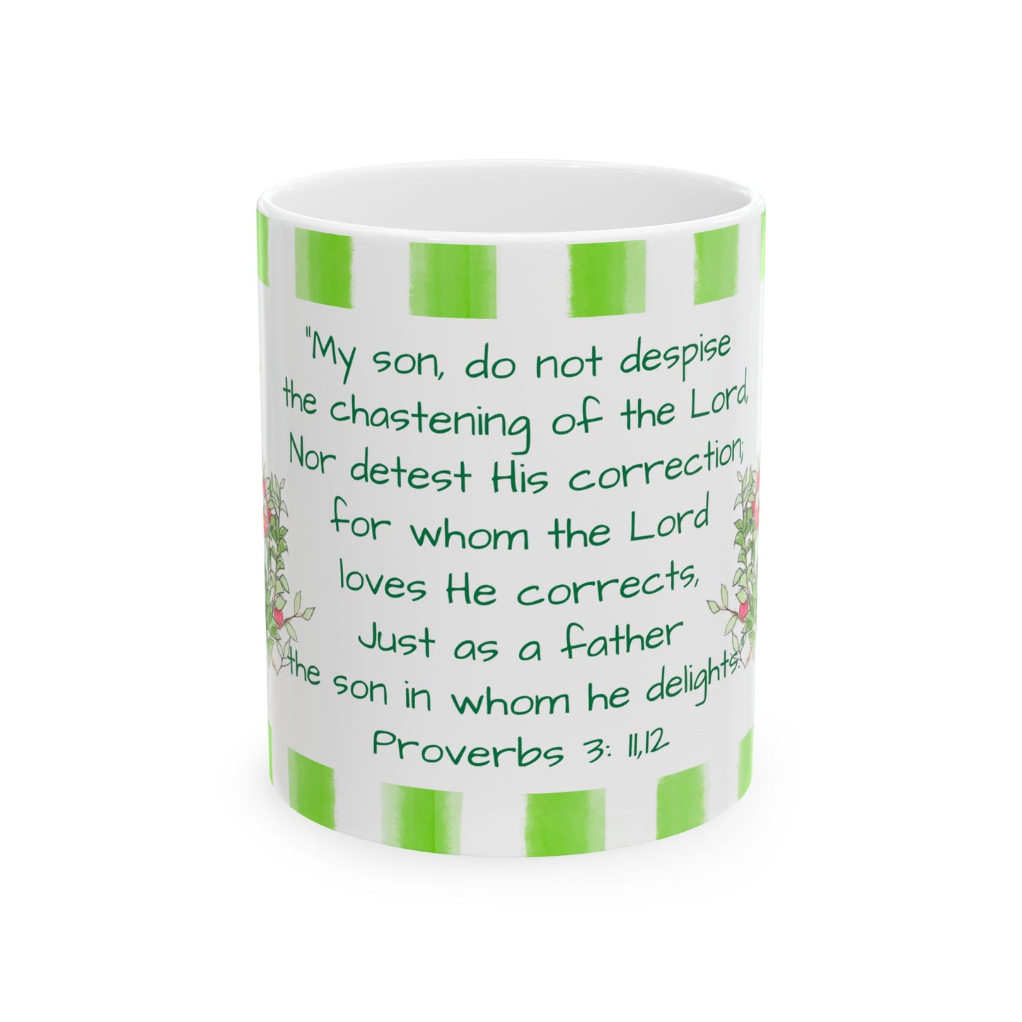 Kitty Fun Mug "My son, do not despise..."