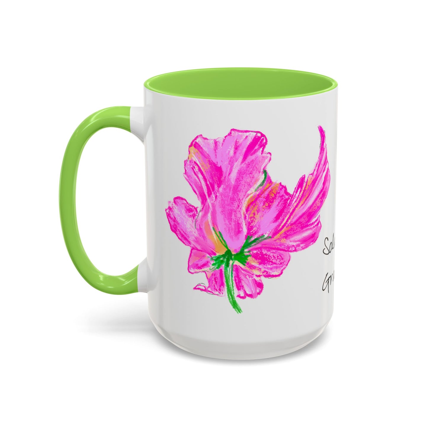 Vibrant Tulips Mugs “Sola Gratia”