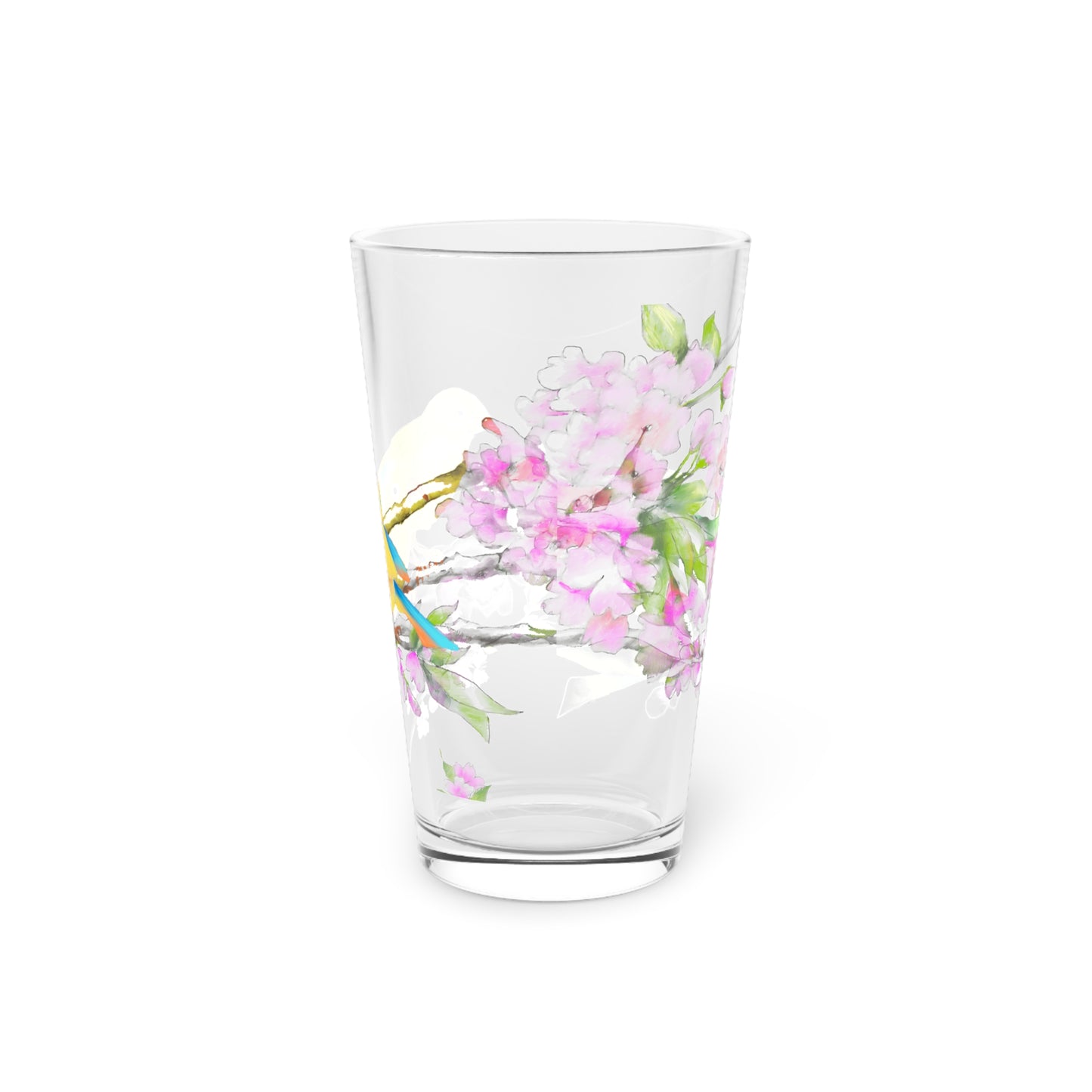 Pint Glass Jolly Birds 16 oz.