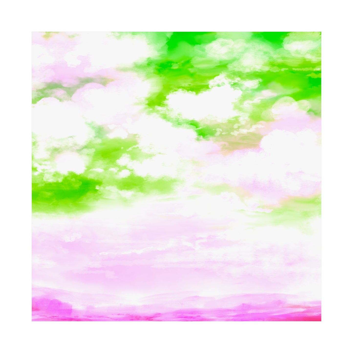 Art Decor Matte Posters Cloud Song