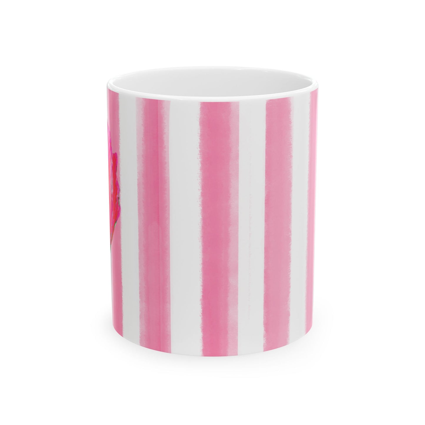 Dancing Tulips Mug Pink Red