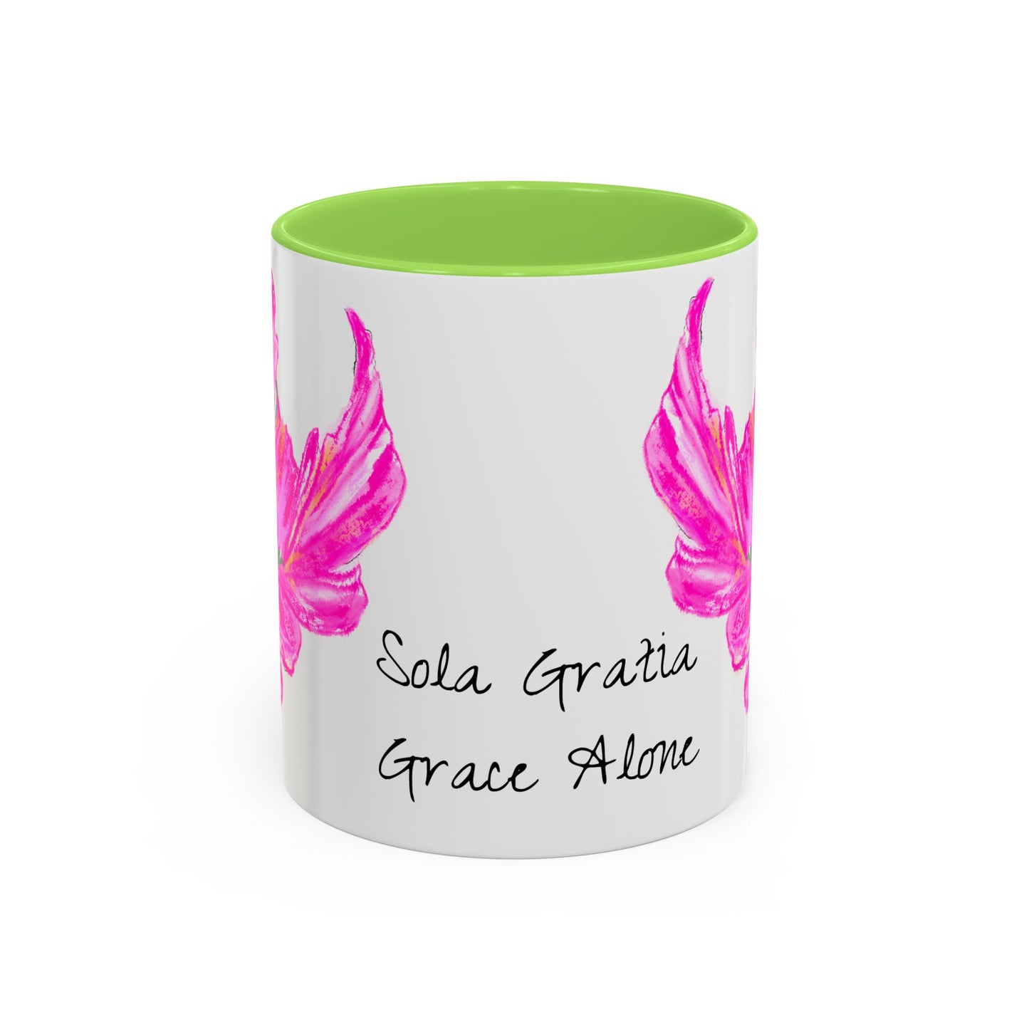 Vibrant Tulips Mugs “Sola Gratia”