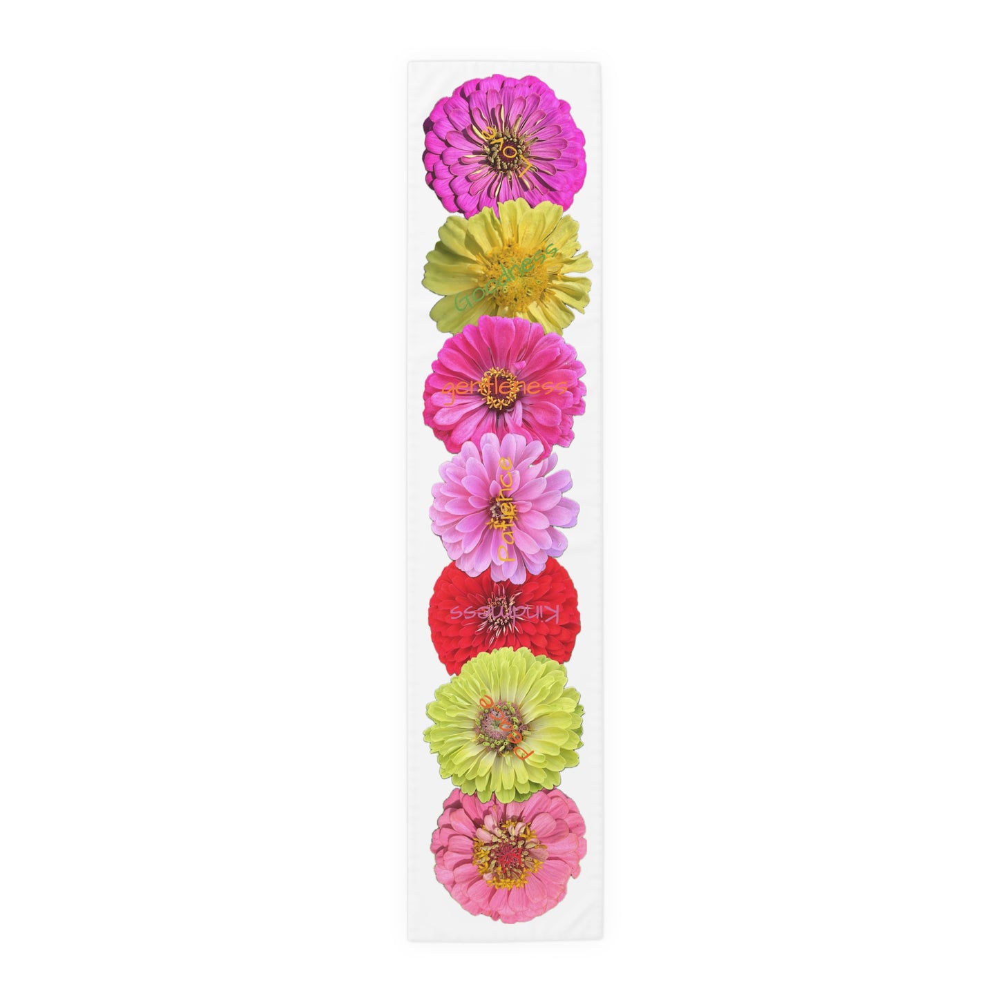 Zinnia Table Runner Cotton, or Poly