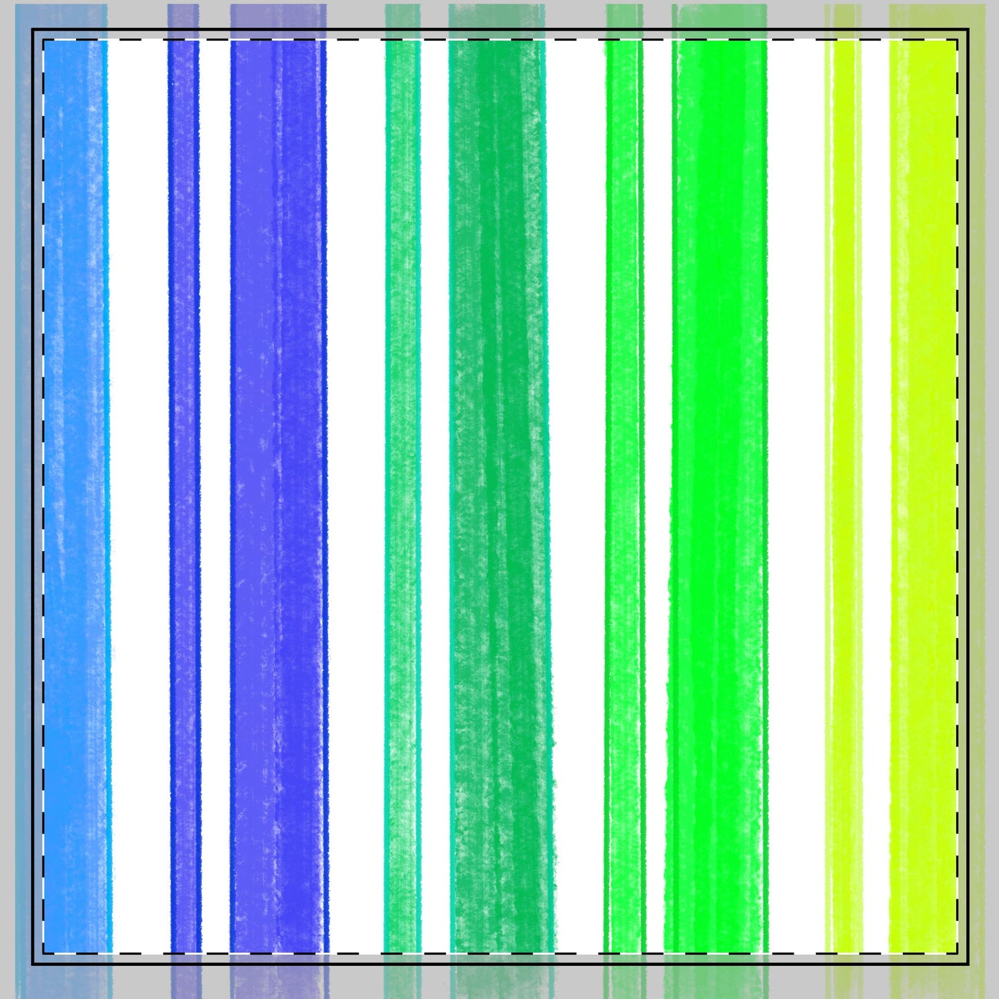 Dogi Butterfly Flutter Blues & Greens Cotton Twill Napkin