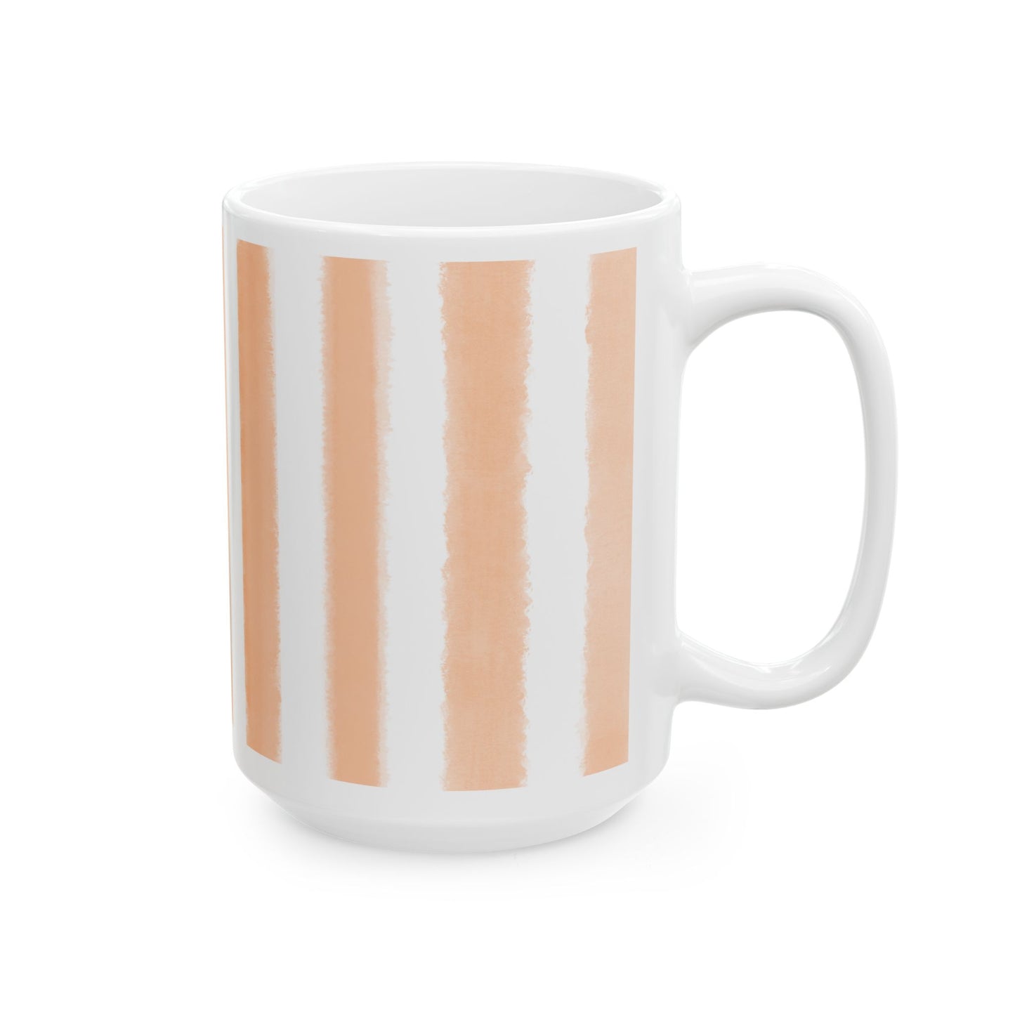 Dancing Tulips Mug Peach Orange