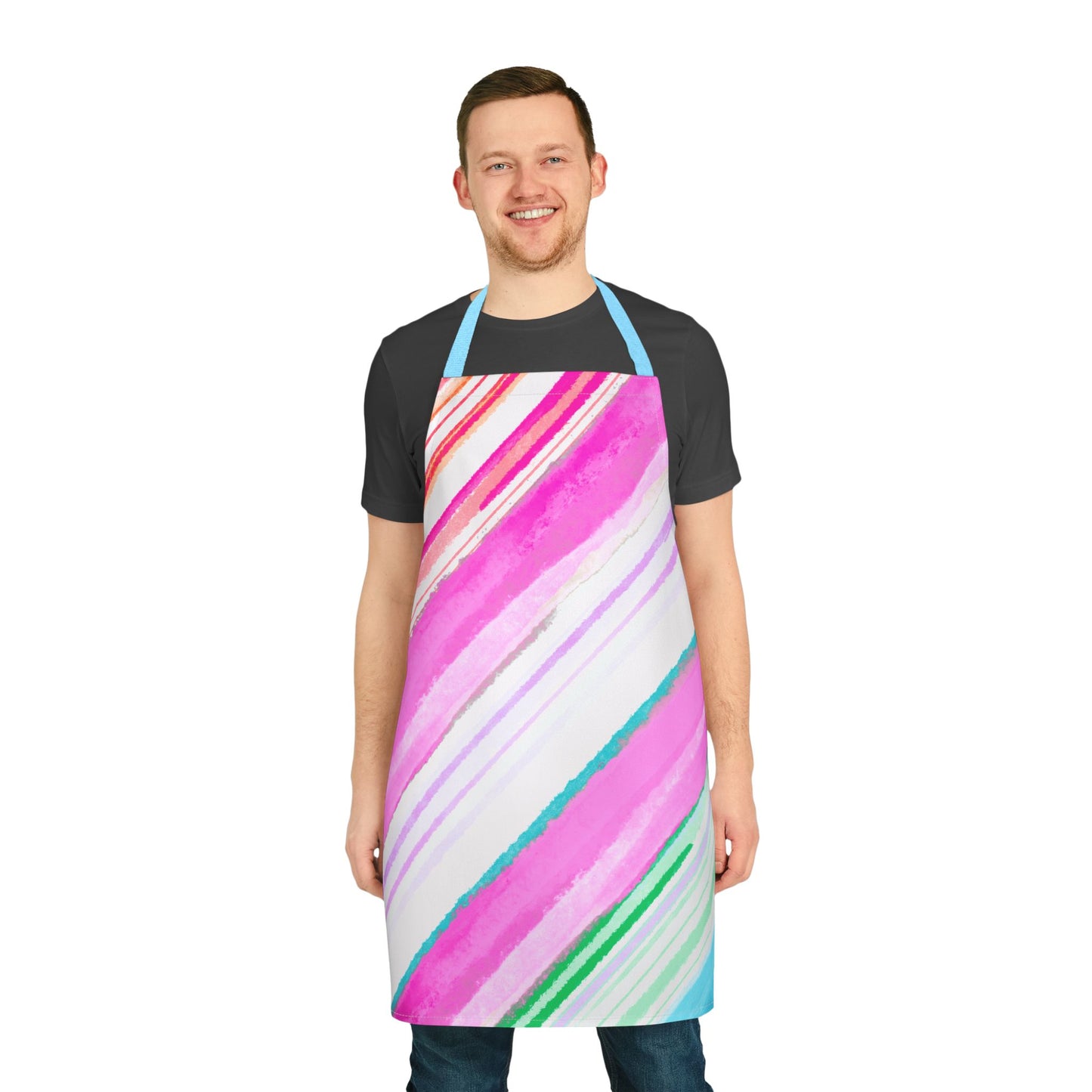 Diagonal Stripes Apron