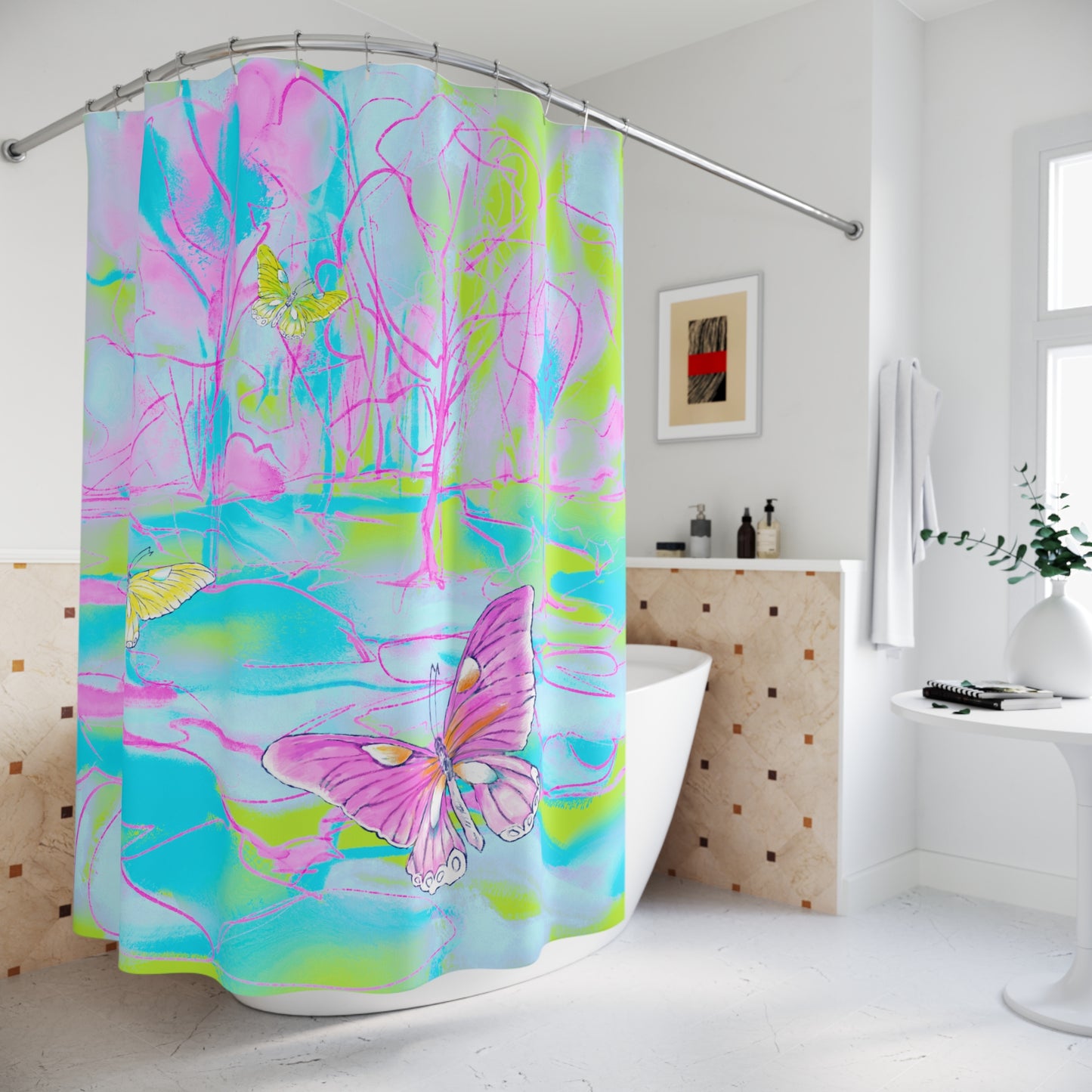Joyful Landscapes Shower Curtains