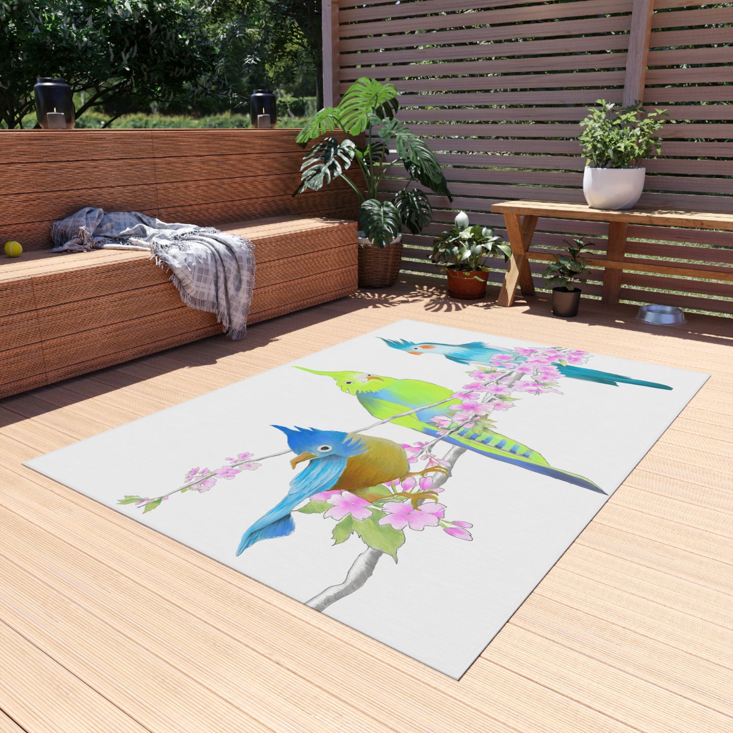 Cherry Chirp Indoor/Outdoor Rug