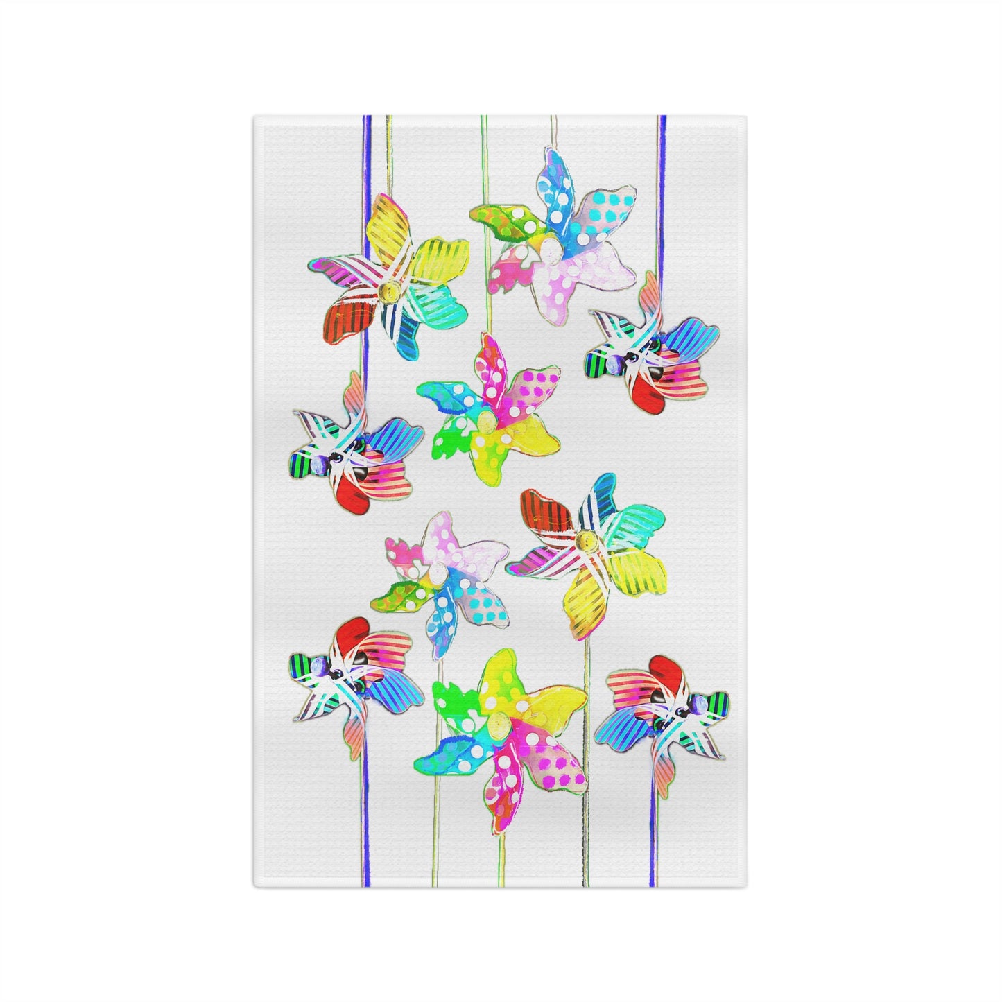 Dish Towels Microfiber Pinwheel Parade