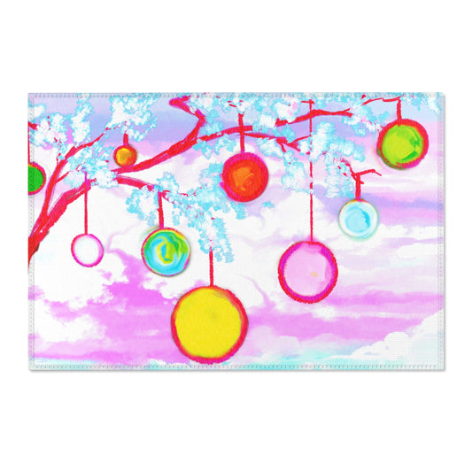 Christmas Ornament Area Rug